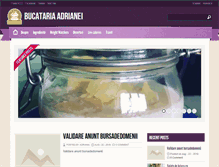Tablet Screenshot of bucatariaadrianei.ro